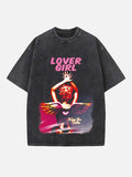 Megan Thee Stallion Print Round Neck T-shirt