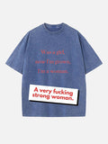 Raye Print Round Neck T-shirt