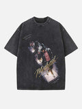 Michael Jackson Print Round Neck T-shirt