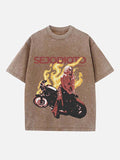 Karol G Print Round Neck T-shirt