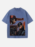 Tyla Print Round Neck T-shirt