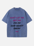 P!nk Print Round Neck T-shirt