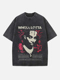 Playboi Carti Print Round Neck T-shirt