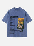 Wallows Print Round Neck T-shirt