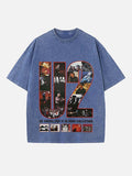 U2 Print Round Neck T-shirt