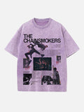 The Chainsmokers Print Round Neck T-shirt