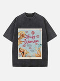 Sabrina Carpenter Print Round Neck T-shirt