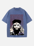 21 Savage Print Round Neck T-shirt