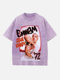 Eminem Print Round Neck T-shirt