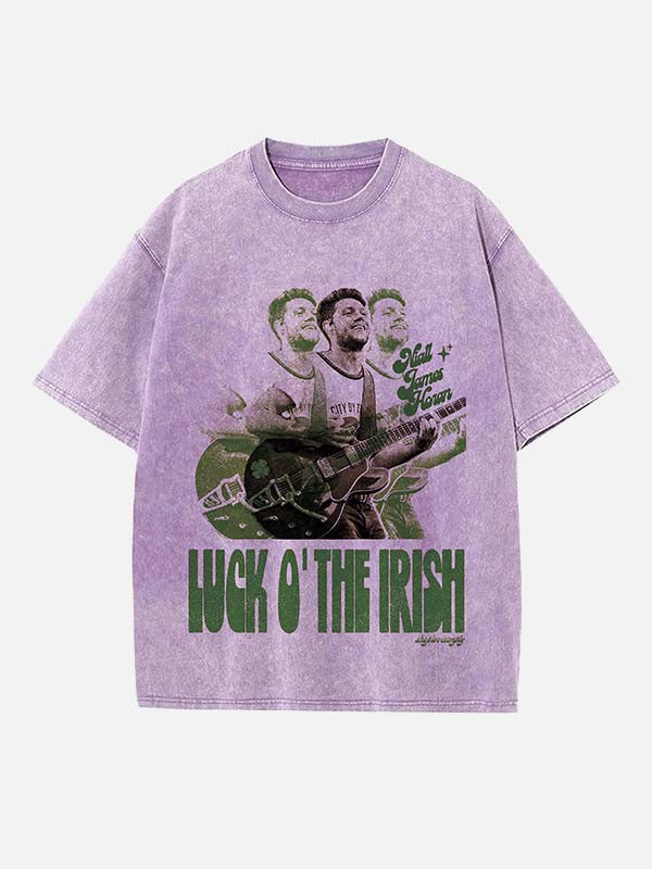 Niall Horan Print Round Neck T-shirt
