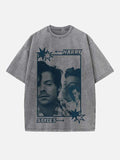 Harry Styles Print Round Neck T-shirt