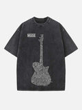 Muse Print Round Neck T-shirt