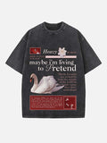 The Mar·€as Print Round Neck T-shirt