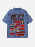 Beyoncé Print Round Neck T-shirt