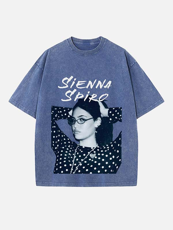 Sienna Spiro Print Round Neck T-shirt