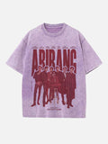 BTS Print Round Neck T-shirt