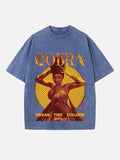 Megan Thee Stallion Print Round Neck T-shirt
