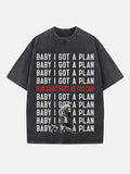 Kanye West Print Round Neck T-shirt
