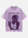 Doechii Print Round Neck T-shirt