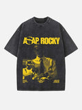 A$AP Rocky Print Round Neck T-shirt