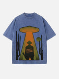 Lord Huron Print Round Neck T-shirt