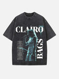 Clairo Print Round Neck T-shirt