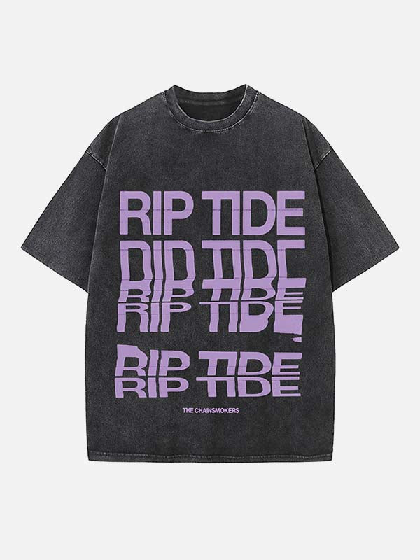 The Chainsmokers Print Round Neck T-shirt