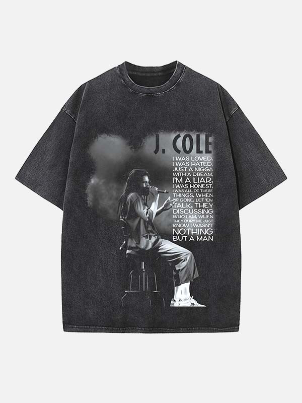 J. Cole Print Round Neck T-shirt