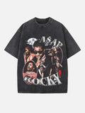 A$AP Rocky Print Round Neck T-shirt