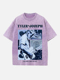 Twenty One Pilots Print Round Neck T-shirt