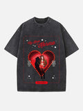 Chappell Roan Print Round Neck T-shirt