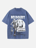 Gwen Stefani No Doubt Print Round Neck T-shirt