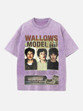 Wallows Print Round Neck T-shirt