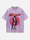 21 Savage Print Round Neck T-shirt