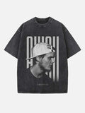 Avicii Print Round Neck T-shirt