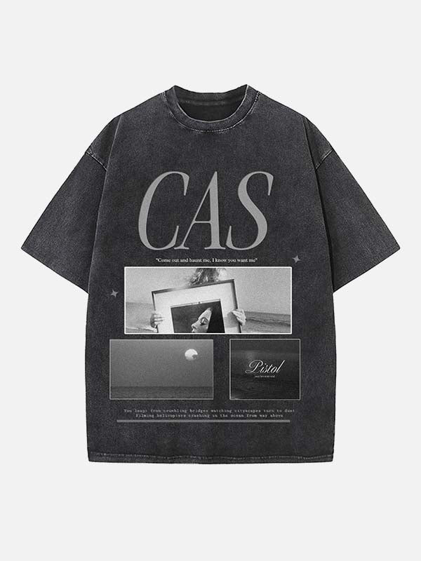 Cigarettes After Sex Print Round Neck T-shirt