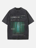 Lord Huron Print Round Neck T-shirt
