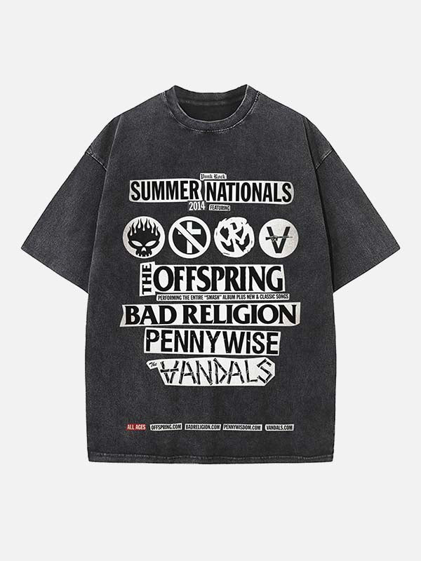 The Offspring Print Round Neck T-shirt