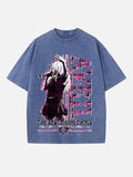 Avril Lavigne Print Round Neck T-shirt