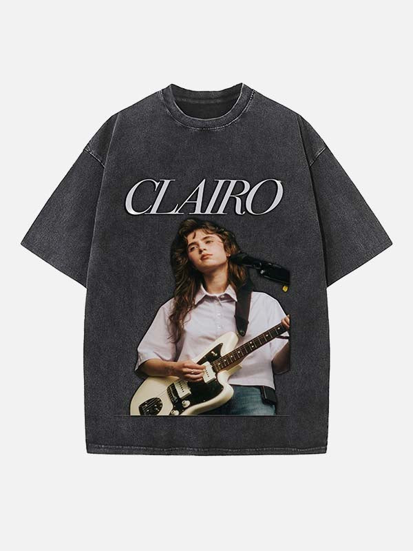 Clairo Print Round Neck T-shirt