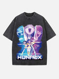 HUNTR/X Print Round Neck T-shirt
