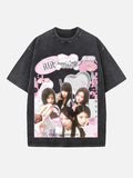 ILLIT Print Round Neck T-shirt