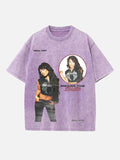 Megan Thee Stallion Print Round Neck T-shirt