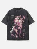 BLACKPINK Print Round Neck T-shirt