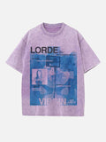 Lorde Print Round Neck T-shirt