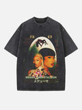 Megan Thee Stallion Print Round Neck T-shirt
