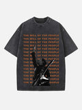 Muse Print Round Neck T-shirt