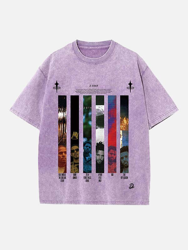 J. Cole Print Round Neck T-shirt