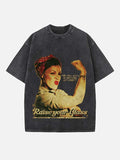P!nk Print Round Neck T-shirt