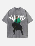 Rihanna Print Round Neck T-shirt
